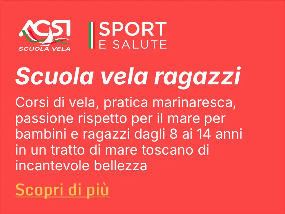 Scuola vela ragazzi: corsi di vela, pratica marinaresca, passione e rispetto per il mare per bambini e ragazzi dagli 8 ai 14 anni in un tratto di mare toscani di incantevole bellezza. CLICCA QUI per scoprire di più.